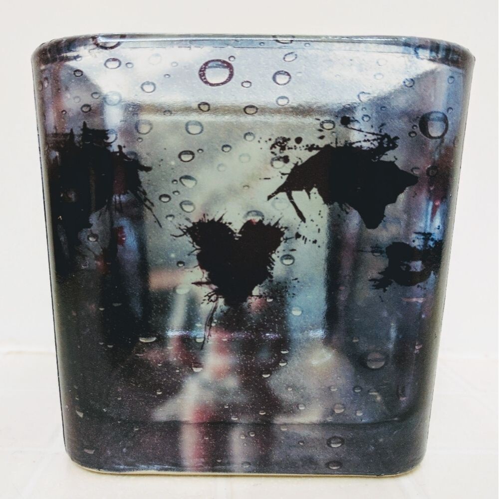 Handmade Harley Quinn Joker Glass Votive Vase
